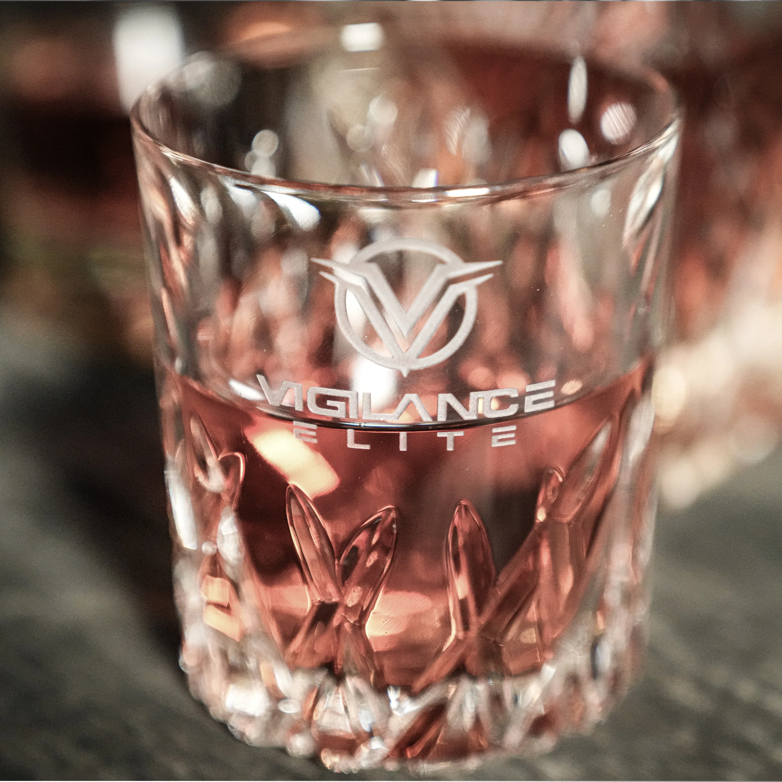 Vigilance Elite Regal & Imperial Deep Etched Crystal Tumblers - Image 5